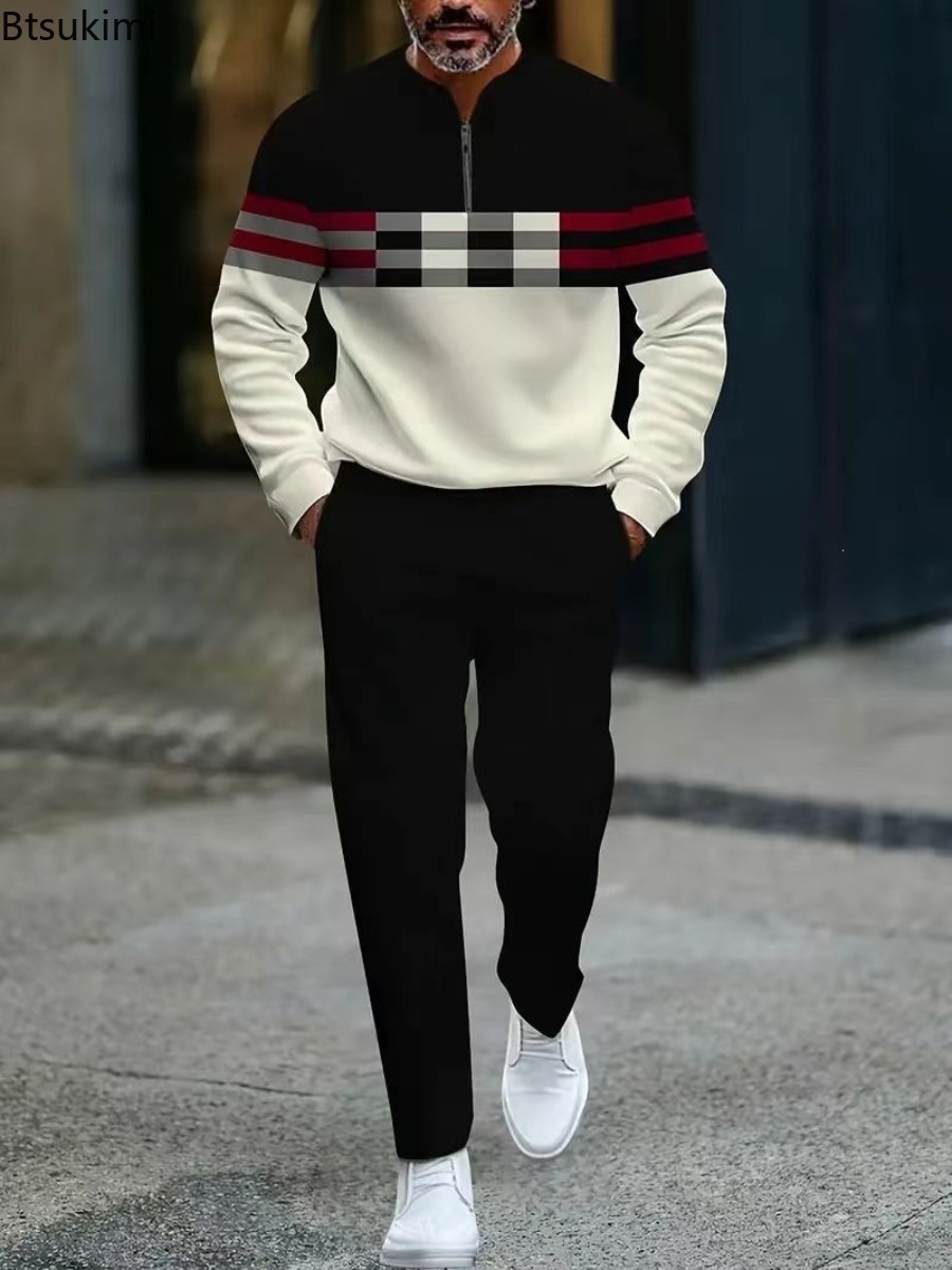 Setelan Pullover Pria Lengan P - Men'S Fashion Plus ulasan dan harga