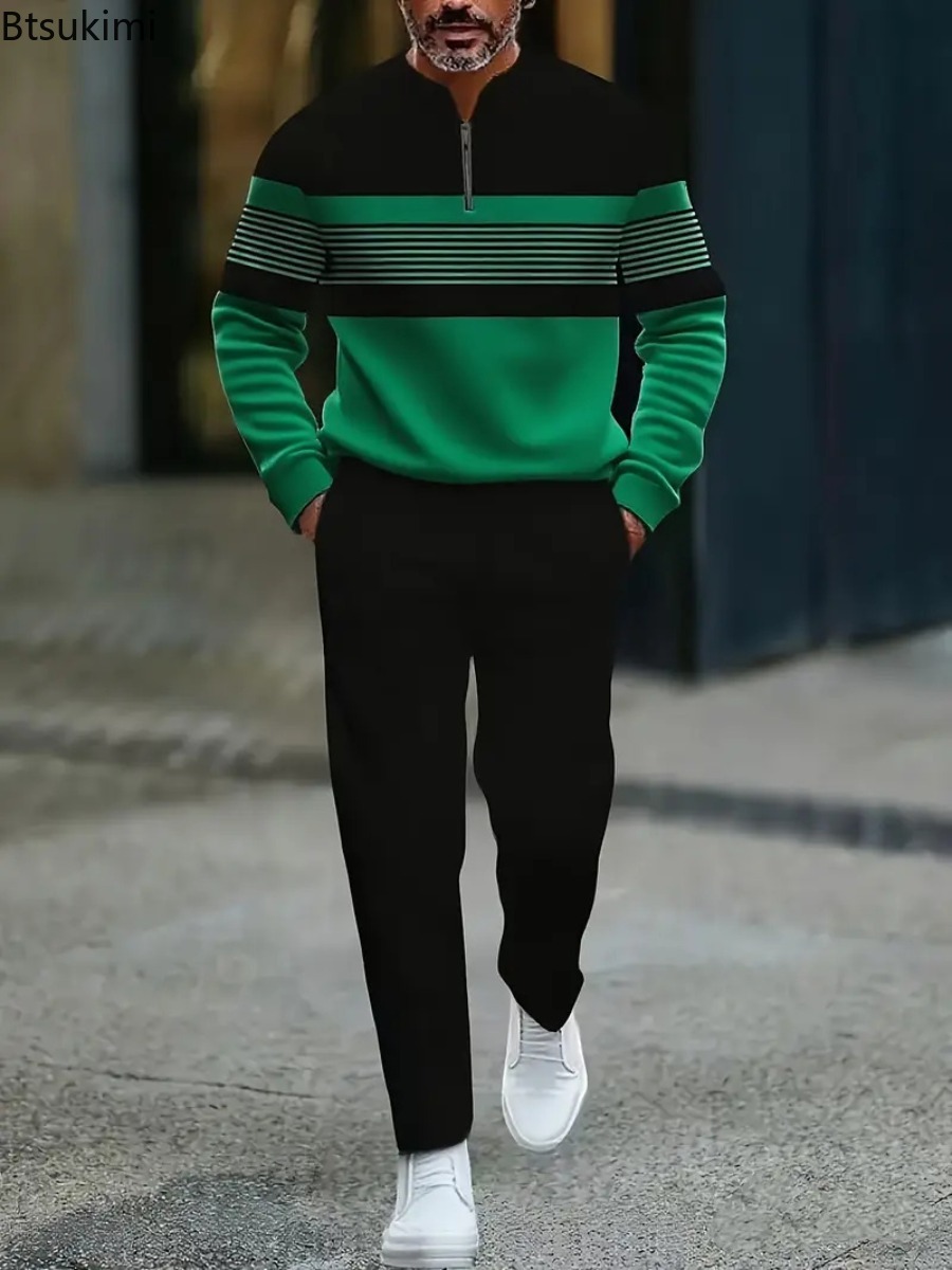 Setelan Pullover Pria Lengan P - Men'S Fashion Plus ulasan dan harga