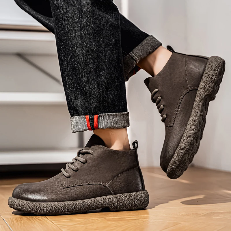 Sepatu Bot Pria Sepatu Bot Pen - Fashion Men'S Boots ulasan dan harga