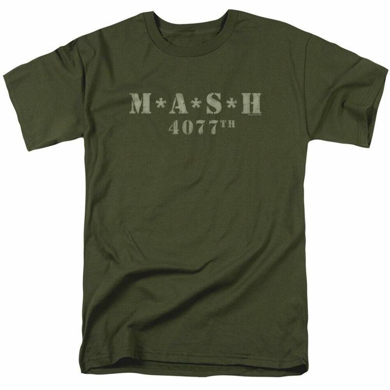 Kaos Logo Mash Distressed Pria - Military Shirt Men ulasan dan harga