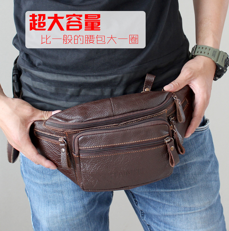 Tas pinggang pria kulit sapi a - Leather Belt Braided ulasan dan harga