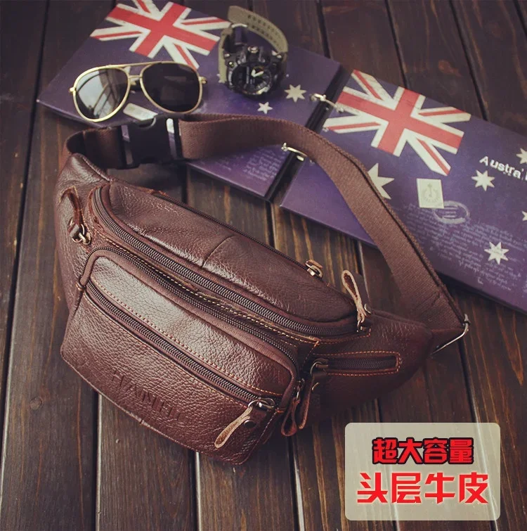 Tas pinggang pria kulit sapi a - Leather Belt Braided ulasan dan harga