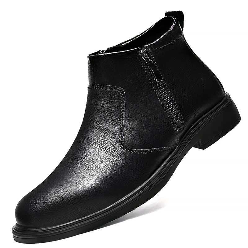 Sepatu Kulit High-Top Baru Mus - Fashion Men'S Boots ulasan dan harga