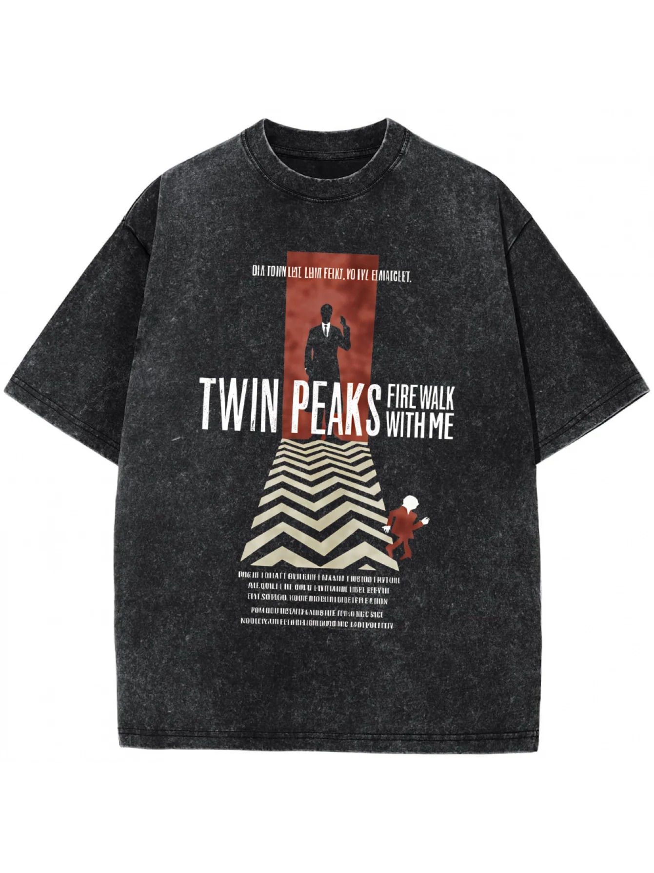 Twin Peaks TV Show Washed Over - Poster Men Fashion ulasan dan harga