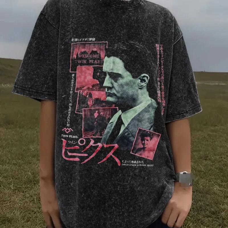 Twin Peaks TV Show Washed Over - Poster Men Fashion ulasan dan harga