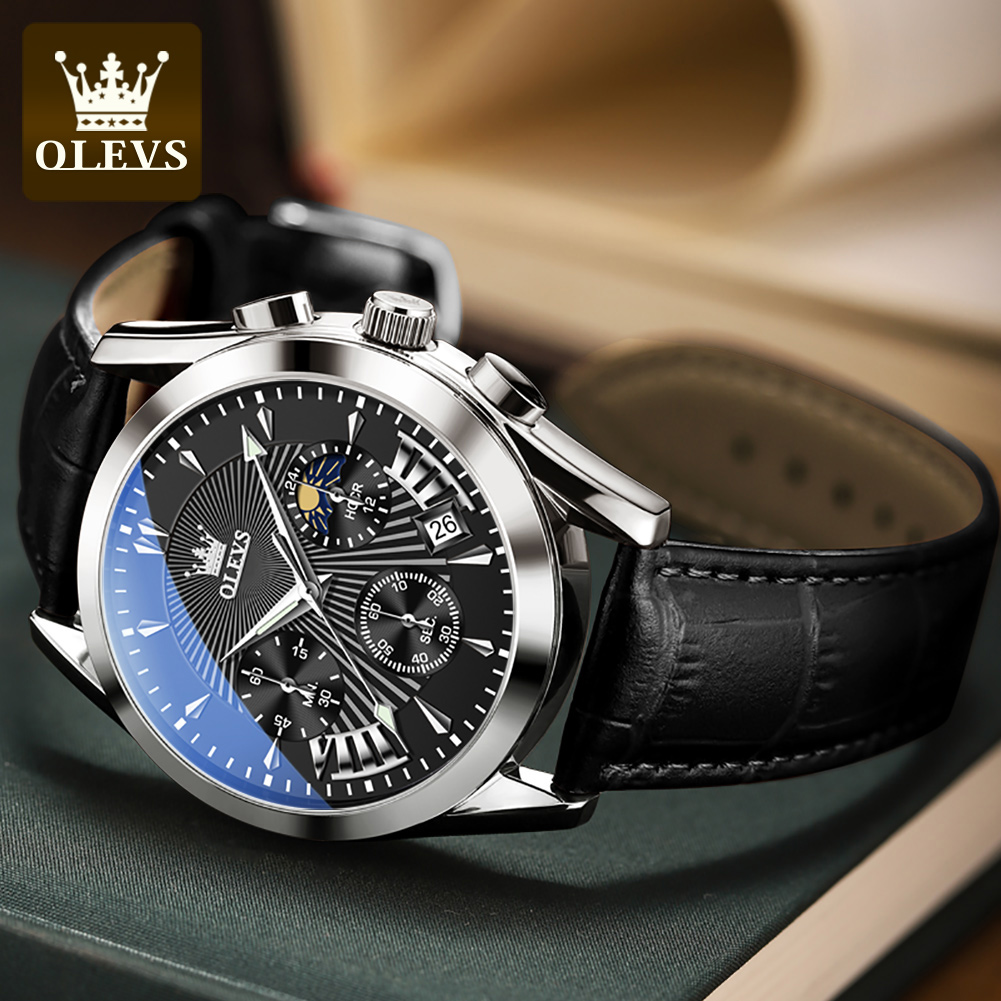 OLEVS jam tangan pria modis ka - Fashion Mens Watches ulasan dan harga