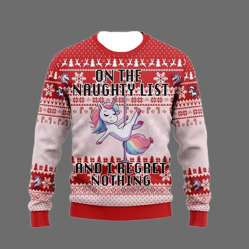 Sweater Natal Unik Motif Unico - Men'S Fashion Xmas Party ulasan dan harga