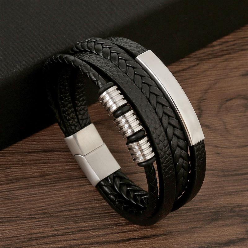 Klasik gelang kulit pria gaya  - Mens Fashion Combination ulasan dan harga
