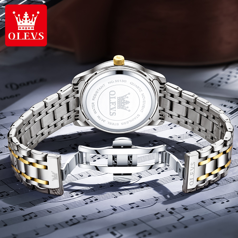 OLEVS Jam Tangan Pria Modis Be - Fashion Mens Watches ulasan dan harga