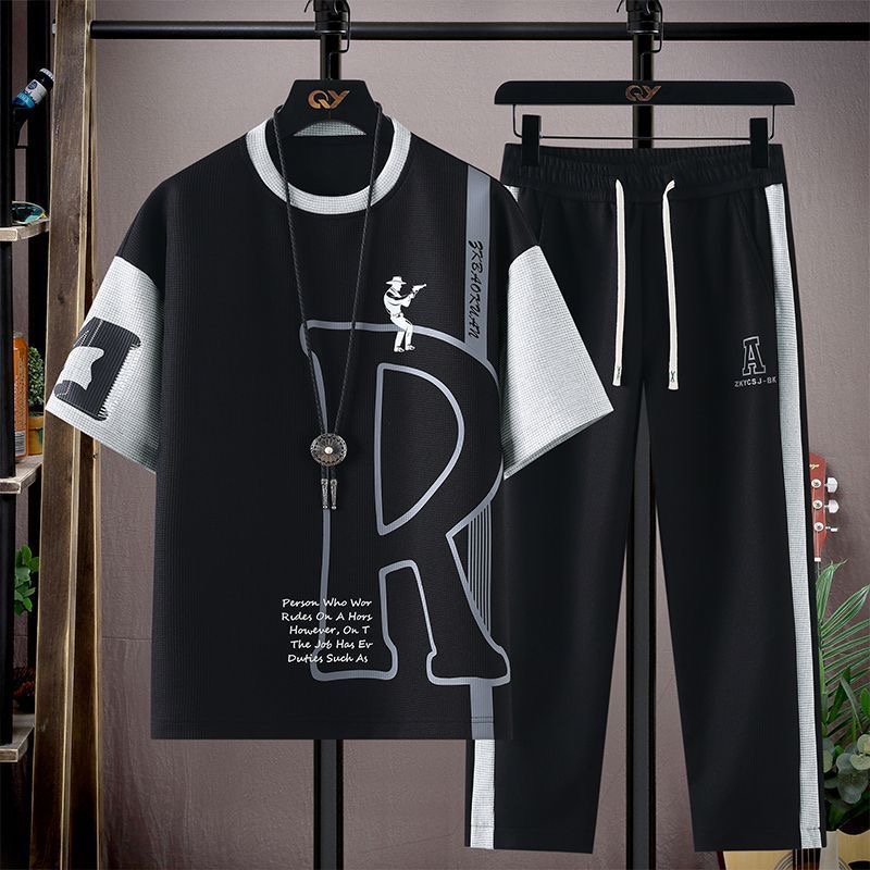 Kaus Lengan Pendek Motif Trend - Men'S Fashion Plus ulasan dan harga