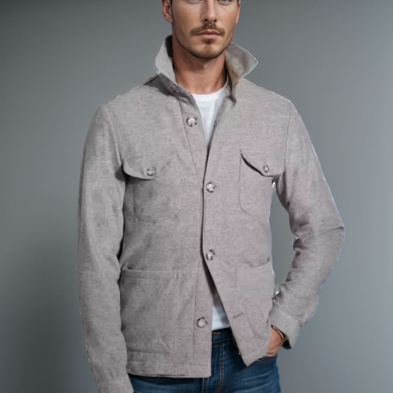 Jaket Campuran Wol Pria Klasik - Mens Fashion Style Images ulasan dan harga