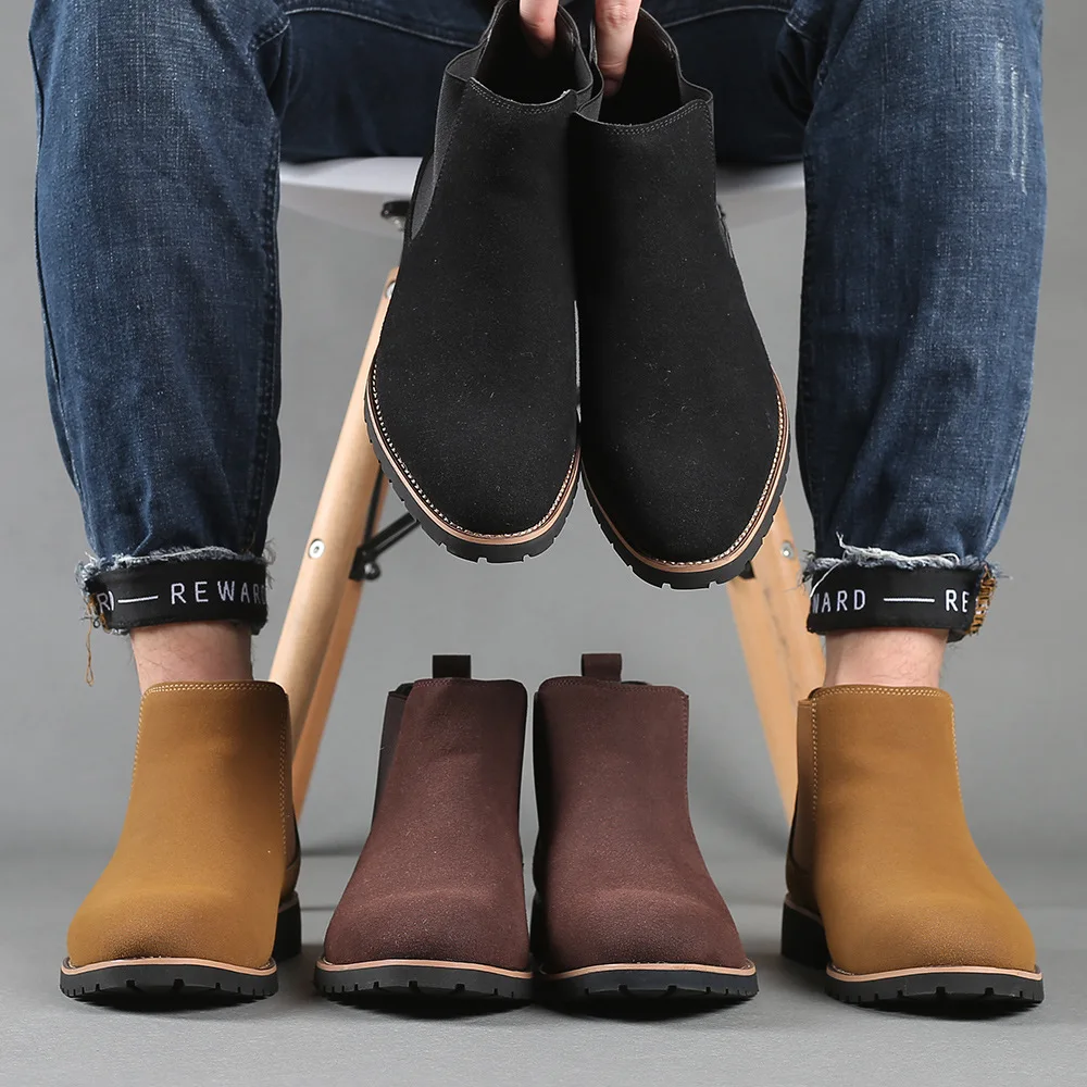 Sepatu Bot Pergelangan Kaki Pr - Fashion Men'S Boots ulasan dan harga