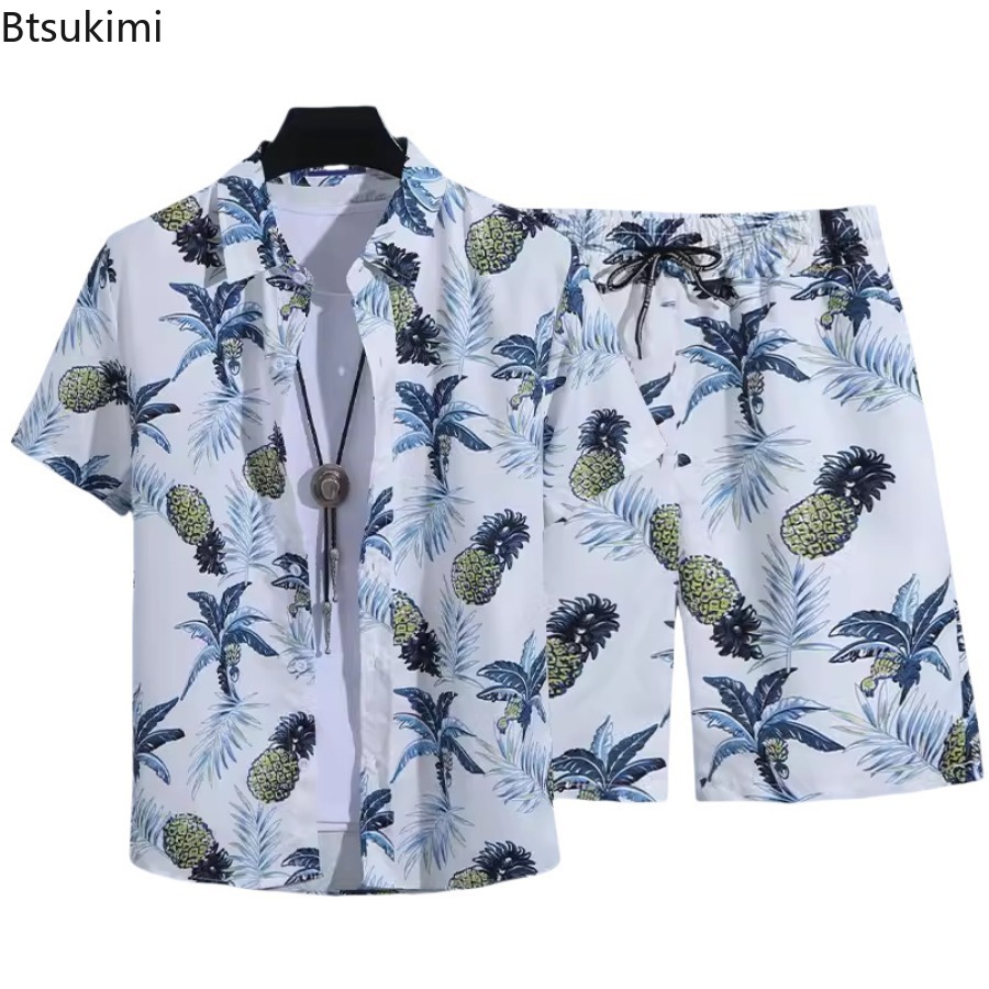 Set Kemeja Lengan Pendek Pria  - Men'S Fashion Plus ulasan dan harga