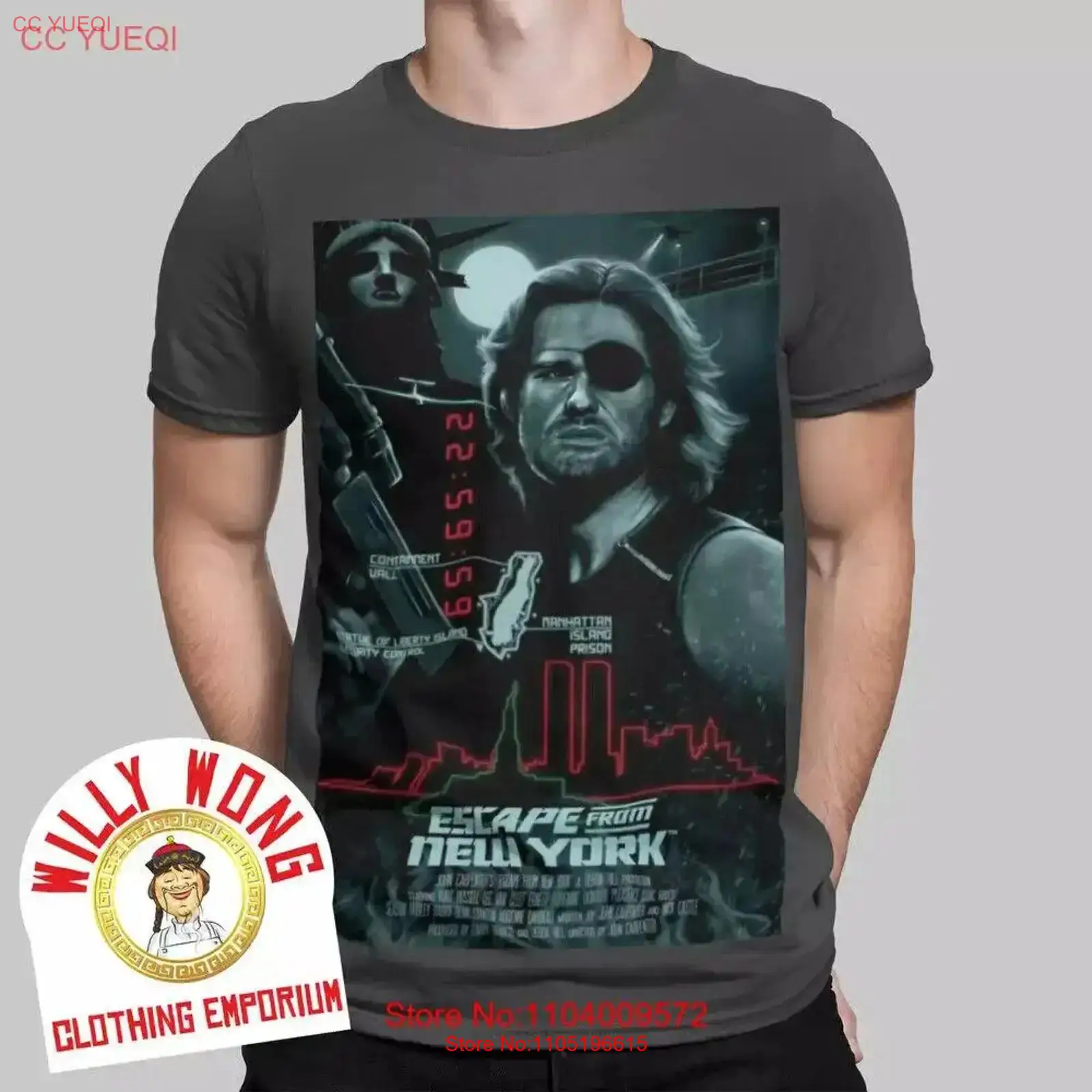 Kaos Escape From New York Film - Poster Men Fashion ulasan dan harga