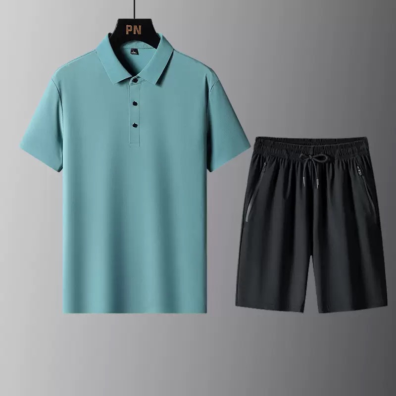 Set Kemeja Polo Lengan Pendek  - Men'S Fashion Plus ulasan dan harga