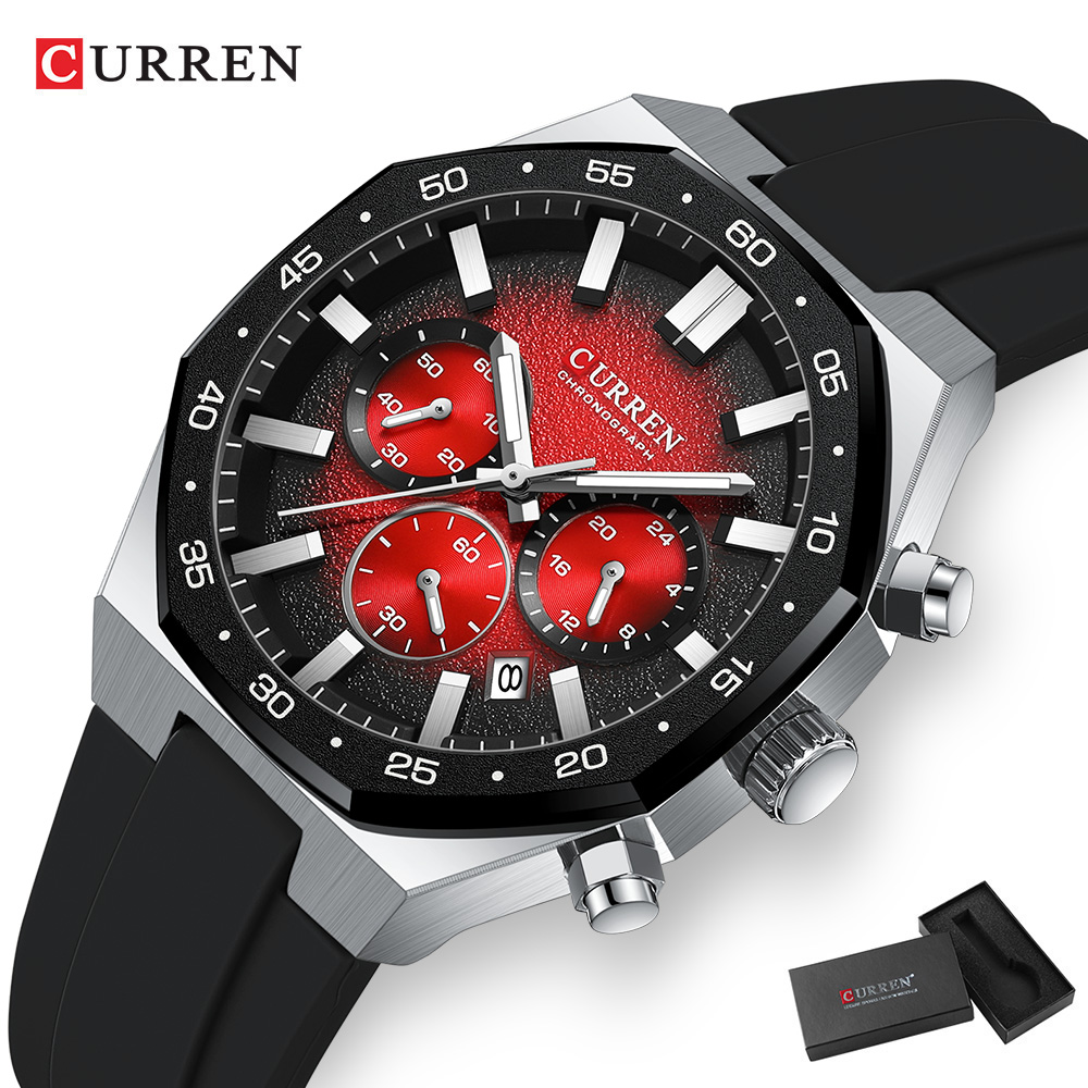 CURREN Jam Tangan Olahraga Pri - Fashion Mens Watches ulasan dan harga