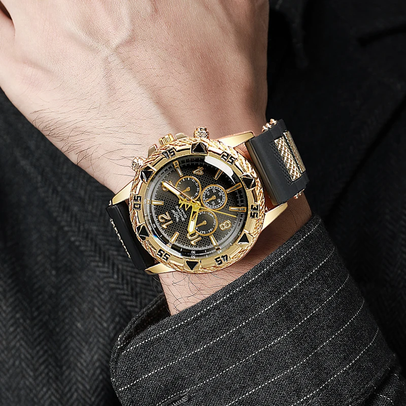 1 Buah Jam Tangan Misteri Keju - Fashion Mens Watches ulasan dan harga