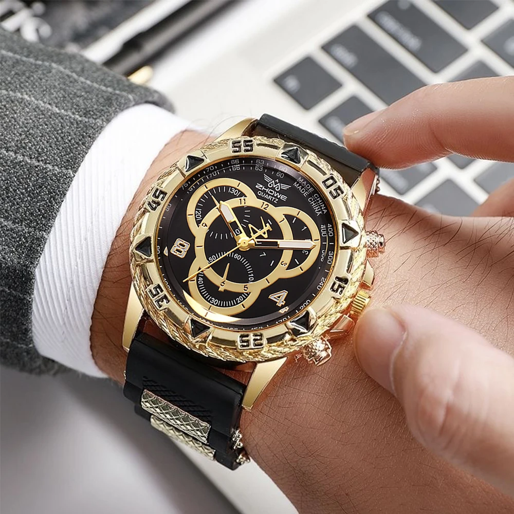 1 Buah Jam Tangan Misteri Keju - Fashion Mens Watches ulasan dan harga