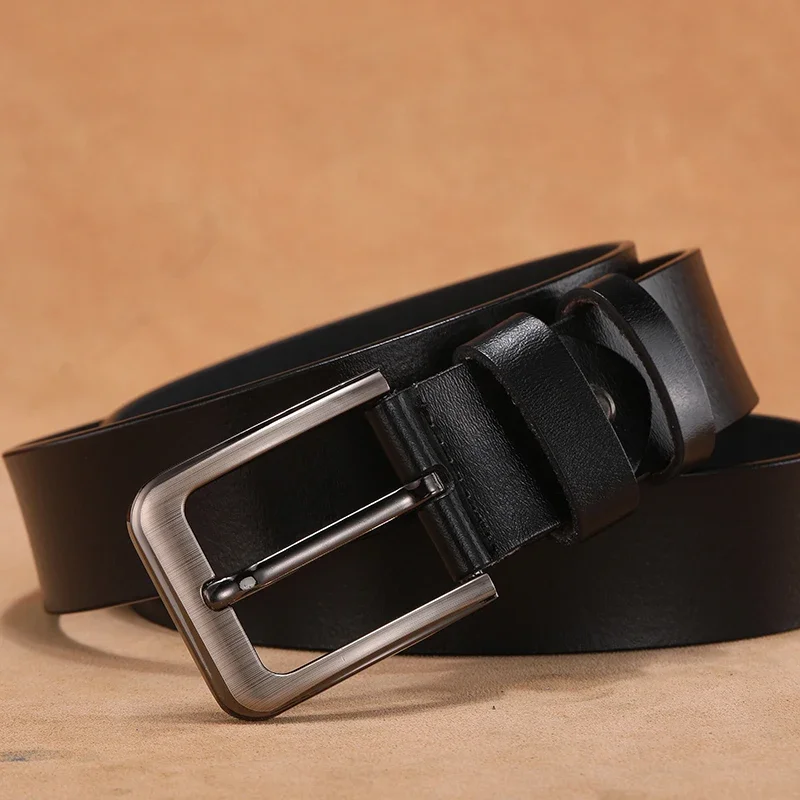 Sabuk kulit asli pria, gesper  - Leather Belt Braided ulasan dan harga