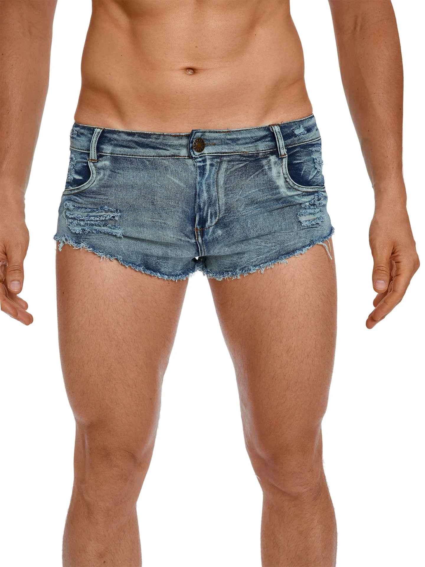 Celana Pendek Jeans Pinggang R - Men'S Fashion Jeans ulasan dan harga