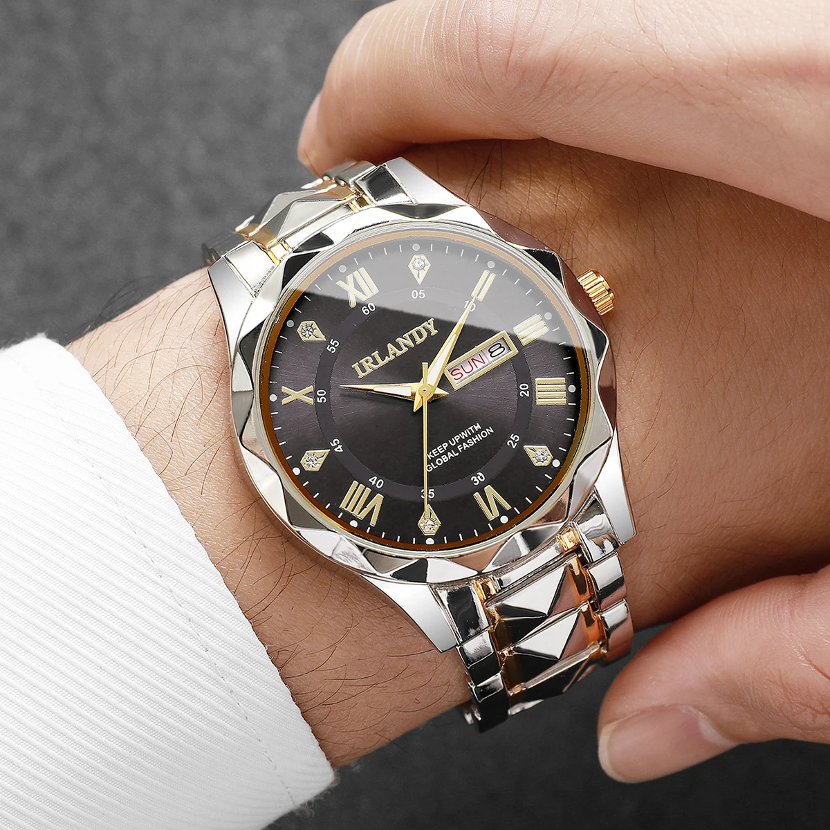1 Buah Jam Tangan Misteri Keju - Fashion Mens Watches ulasan dan harga