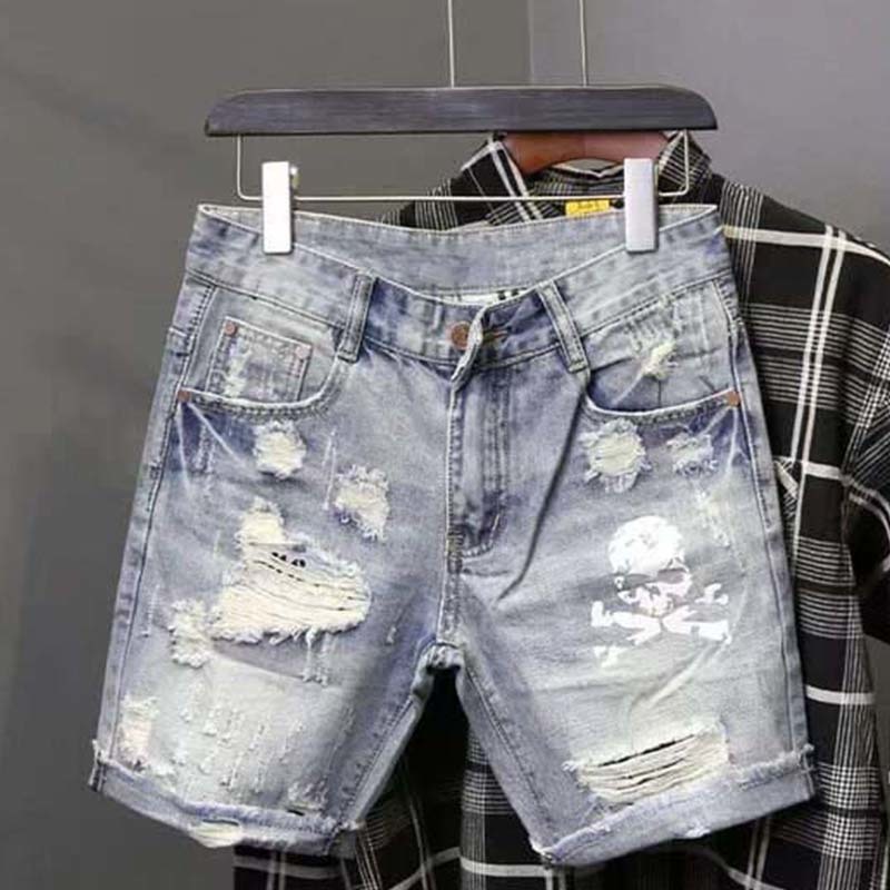 Celana jins pendek sobek untuk - Men'S Fashion Jeans ulasan dan harga