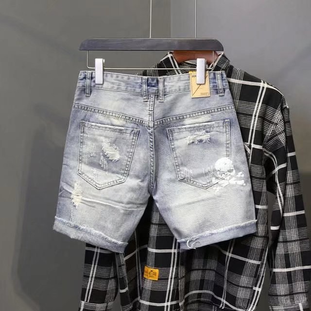 Celana jins pendek sobek untuk - Men'S Fashion Jeans ulasan dan harga