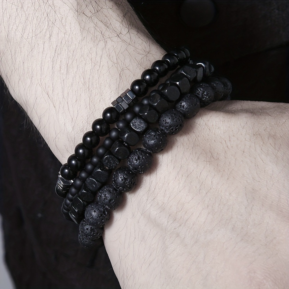 4 Buah/Set Gelang Elastis Komb - Mens Fashion Combination ulasan dan harga